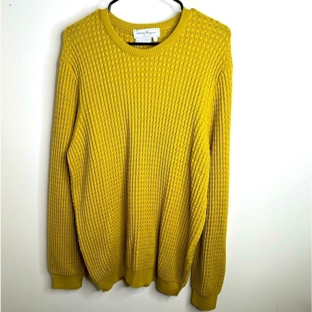 Salvatore Ferragamo Men’s Wool Sweater Sz Large $675